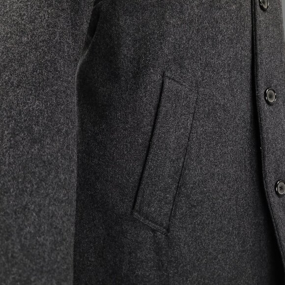 J Crew Men’s Wool Blend Car Coat Gray • Size Medium - Picture 6 of 15